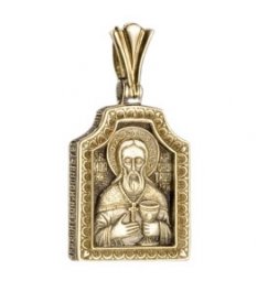 Образок «Святой Праведный Иоан Кронштадский» - фото