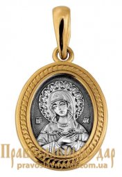 Образок «Икона Божией Матери Умиление Серафимо-Дивеевская» - фото