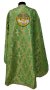 Облачение иерейское, зеленая парча, греческий крой, вышитая икона Троицы