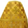 Облачение иерейское, желтая парча, ткань "патриарший крест"
