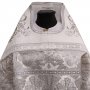 Облачение иерейское, комбинированное, плечи вышиты на белом бархате, основная ткань - белая парча