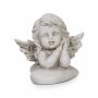  Ангел античный девочка на сердце 7.2 см